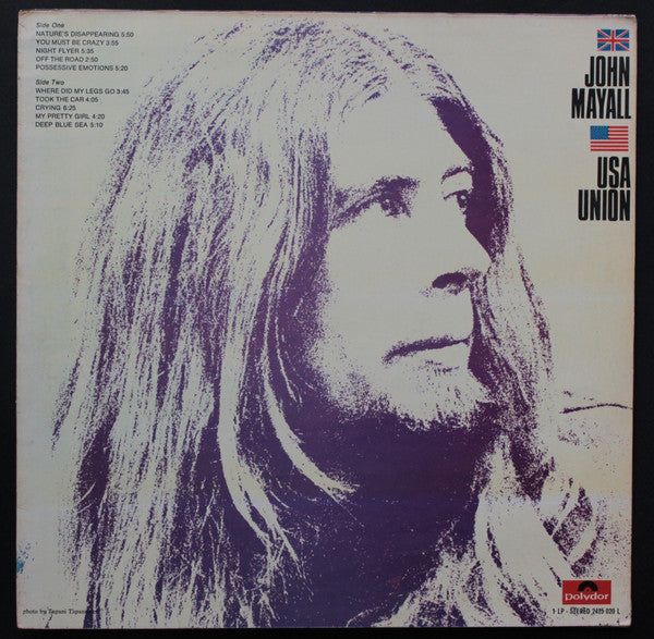 John Mayall : U.S.A. Union (LP, Album, RE)