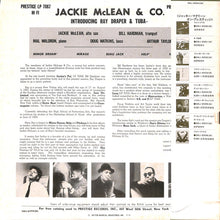 Carica l&#39;immagine nel visualizzatore di Gallery, Jackie McLean : Jackie McLean &amp; Co. (LP, Album, Mono, RE)
