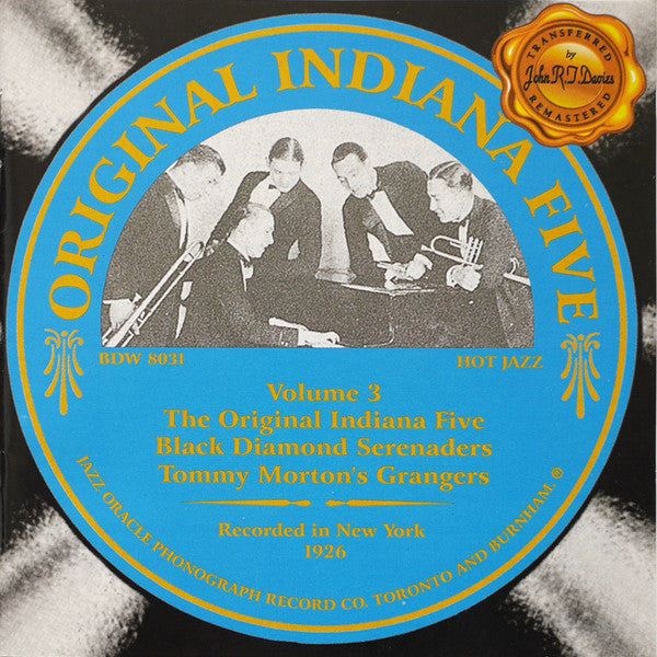 Original Indiana Five : Volume 3 - Recorded in New York 1926 (CD, Comp)