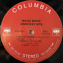 Carica l&#39;immagine nel visualizzatore di Gallery, Miles Davis : Miles Davis&#39; Greatest Hits (LP, Comp, RE, 150)
