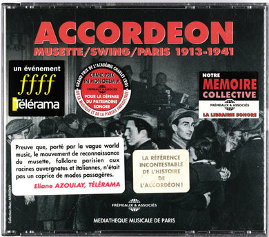 Various : Accordéon - Musette / Swing / Paris 1913-1941 (2xCD, Comp)