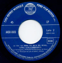 Carica l&#39;immagine nel visualizzatore di Gallery, Gina Lollobrigida : La Donna Più Bella Del Mondo (7&quot;, EP)
