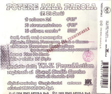 Carica l&#39;immagine nel visualizzatore di Gallery, Frankie Hi-NRG MC : Potere Alla Parola (CD, Single)
