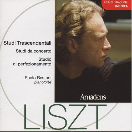 Franz Liszt / Paolo Restani : Dodici studi trascendentali S. 139, Due studi da concerto S. 145, Studi di perfezionamento S. 143 (CD, Album)