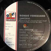 Carica l&#39;immagine nel visualizzatore di Gallery, Rondò Veneziano : Concerto (LP, Album)
