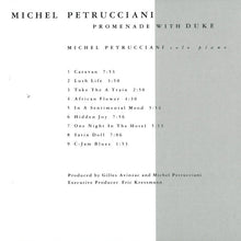 Carica l&#39;immagine nel visualizzatore di Gallery, Michel Petrucciani : Promenade With Duke (CD, Album)
