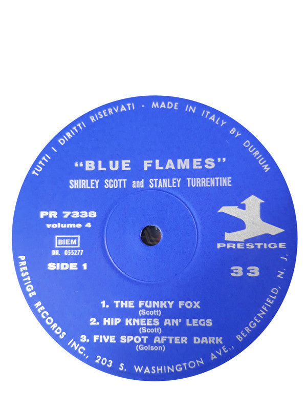 Shirley Scott And Stanley Turrentine : Blue Flames (LP, Album, RE)