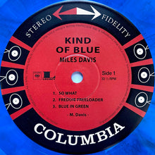 Carica l&#39;immagine nel visualizzatore di Gallery, Miles Davis : Kind Of Blue (LP, Album, Ltd, RE, Blu)

