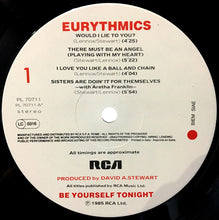 Carica l'immagine nel visualizzatore di Gallery, Eurythmics : Be Yourself Tonight (LP, Album)
