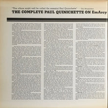 Carica l&#39;immagine nel visualizzatore di Gallery, Paul Quinichette : The Complete Paul Quinichette On EmArcy (2xLP, Comp)
