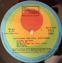 Carica l&#39;immagine nel visualizzatore di Gallery, Stevie Wonder : Fulfillingness&#39; First Finale (LP, Album, Gat)

