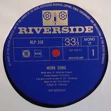 Carica l'immagine nel visualizzatore di Gallery, Nat Adderley : Work Song (LP, Album, Mono)
