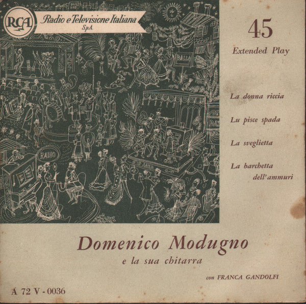 Domenico Modugno Con Franca Gandolfi : Domenico Modugno E la Sua Chitarra (7