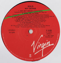 Carica l'immagine nel visualizzatore di Gallery, Boy George : Sold (LP, Album)
