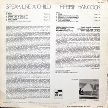 Carica l&#39;immagine nel visualizzatore di Gallery, Herbie Hancock : Speak Like A Child (LP, Album, RE)
