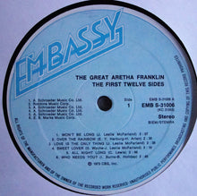 Carica l&#39;immagine nel visualizzatore di Gallery, Aretha Franklin : The Great Aretha Franklin (The First 12 Sides) (LP, Comp, RE)

