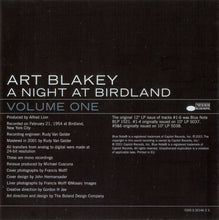 Carica l&#39;immagine nel visualizzatore di Gallery, Art Blakey Quintet : A Night At Birdland, Volume One (CD, Album, Mono, RE, RM)
