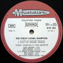 Carica l&#39;immagine nel visualizzatore di Gallery, Lionel Hampton And His Sextet : The Great Lionel Hampton (LP)
