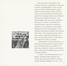 Carica l&#39;immagine nel visualizzatore di Gallery, Ray Anderson, Han Bennink &amp; Christy Doran : Cheer Up (CD, Album)

