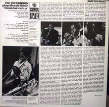 Carica l&#39;immagine nel visualizzatore di Gallery, Vic Dickenson : Vic Dickenson Plays Bessie Smith: Trombone Cholly (LP, Album, RE)
