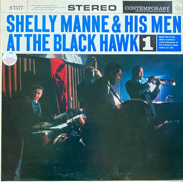 Shelly Manne & His Men : At The Black Hawk Vol. 1 (LP, Album, RE)