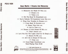Carica l&#39;immagine nel visualizzatore di Gallery, Dean Martin : Dreams And Memories (CD, Comp, RE)
