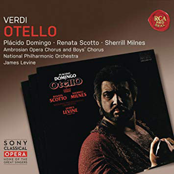 Giuseppe Verdi, Placido Domingo, Renata Scotto, Sherrill Milnes, Frank Little, Paul Crook (2), Paul Plishka, Malcolm King, Jean Kraft (2), National Philharmonic Orchestra, James Levine (2), John McCarthy : Verdi Otello (Box, RE + 3xCD)