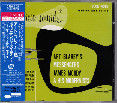Art Blakey & The Jazz Messengers, James Moody And His Modernists : New Sounds (CD, Comp, Mono)