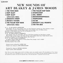 Carica l&#39;immagine nel visualizzatore di Gallery, Art Blakey &amp; The Jazz Messengers, James Moody And His Modernists : New Sounds (CD, Comp, Mono)
