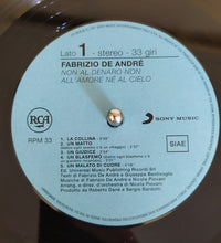 Carica l'immagine nel visualizzatore di Gallery, Fabrizio De André : Non Al Denaro Non All'Amore Nè Al Cielo (LP, Album, RE, RM, Gat)
