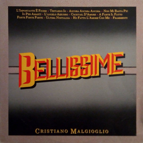 Cristiano Malgioglio : Bellissime (LP, Album)