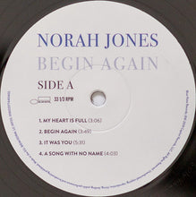 Carica l&#39;immagine nel visualizzatore di Gallery, Norah Jones : Begin Again (LP, Album)
