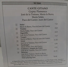 Carica l&#39;immagine nel visualizzatore di Gallery, Various : Cante Gitano: Gypsy Flamenco From Andalucia (CD, Album)

