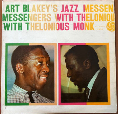 Art Blakey & The Jazz Messengers With Thelonious Monk : Art Blakey's Jazz Messengers With Thelonious Monk (LP, Album, Mono, RE)