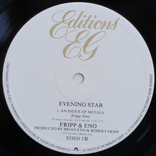 Carica l&#39;immagine nel visualizzatore di Gallery, Fripp &amp; Eno : Evening Star (LP, Album)
