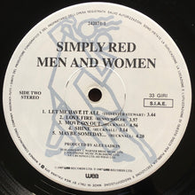Carica l'immagine nel visualizzatore di Gallery, Simply Red : Men And Women (LP, Album)
