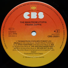 Carica l&#39;immagine nel visualizzatore di Gallery, Zappa* : The Man From Utopia (LP, Album)

