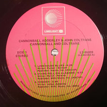 Carica l'immagine nel visualizzatore di Gallery, Cannonball Adderley &amp; John Coltrane : Cannonball &amp; Coltrane (LP, Album, RE)
