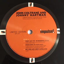 Carica l'immagine nel visualizzatore di Gallery, John Coltrane And Johnny Hartman : John Coltrane And Johnny Hartman (LP, Album, Ltd, RE, RM, Hea)
