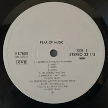 Carica l&#39;immagine nel visualizzatore di Gallery, Talking Heads : Fear Of Music (LP, Album, Promo, Gat)

