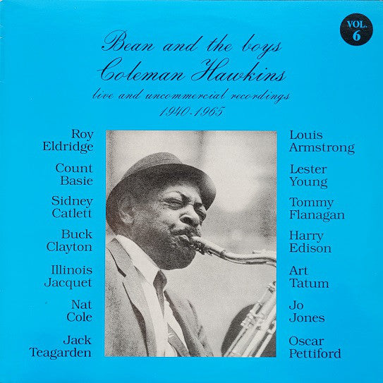 Coleman Hawkins : Bean And The Boys - Volume 6 (LP, Album, Mono)
