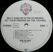 Carica l&#39;immagine nel visualizzatore di Gallery, Billy Karloff &amp; The Extremes : Let Your Fingers Do The Talking (LP, Album)
