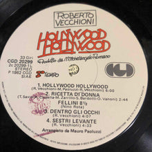 Carica l&#39;immagine nel visualizzatore di Gallery, Roberto Vecchioni : Hollywood Hollywood (LP, Album)
