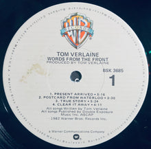 Carica l&#39;immagine nel visualizzatore di Gallery, Tom Verlaine : Words From The Front (LP, Album, Los)
