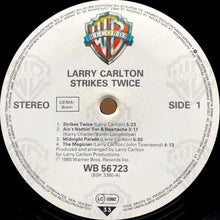 Carica l'immagine nel visualizzatore di Gallery, Larry Carlton : Strikes Twice (LP, Album)
