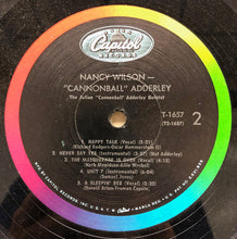 Carica l&#39;immagine nel visualizzatore di Gallery, Nancy Wilson / Cannonball Adderley : Nancy Wilson / Cannonball Adderley (LP, Album, Mono, Scr)
