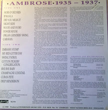 Carica l&#39;immagine nel visualizzatore di Gallery, Bert Ambrose : 1935-1937 (LP, Comp, Mono)
