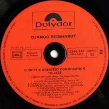 Carica l'immagine nel visualizzatore di Gallery, Django Reinhardt : Django Reinhardt En Belgique 1942 (Europe's Greatest Contribution To Jazz) (LP, Album, Mono, RE)
