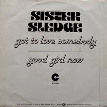 Carica l&#39;immagine nel visualizzatore di Gallery, Sister Sledge : Got To Love Somebody (7&quot;)
