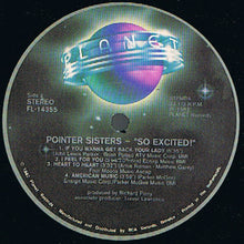 Carica l'immagine nel visualizzatore di Gallery, Pointer Sisters : So Excited! (LP, Album)
